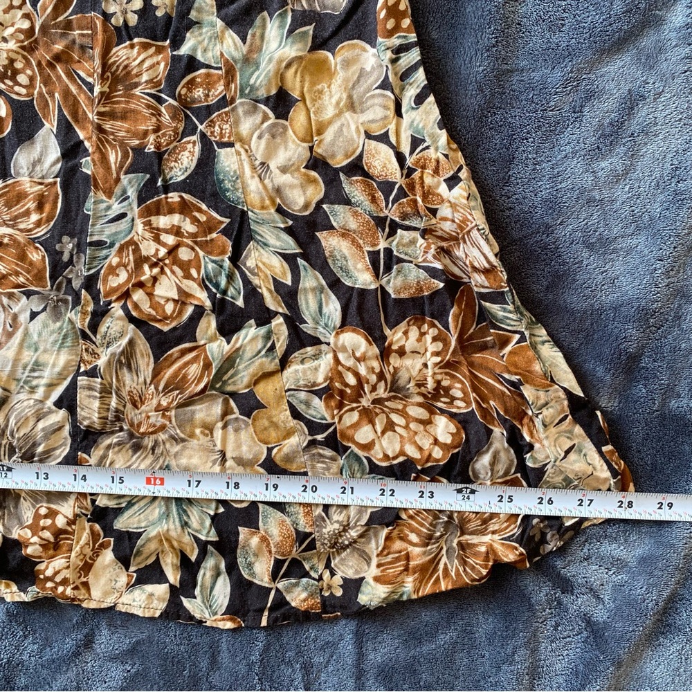 Vintage All That Jazz Floral Midi Dress Size Measurements Only. - Picture 9 of 10